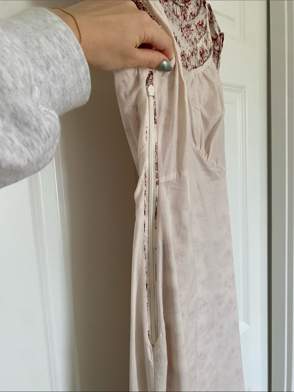 DÔEN Raphaela Dress in Ivory Rosier Floral - Picture 10 of 10